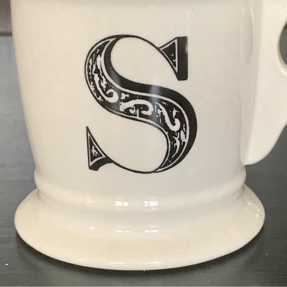 Anthropologie S Ceramic Initial Mug - Picture 4 of 10